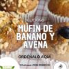 Muffin de banano y avena