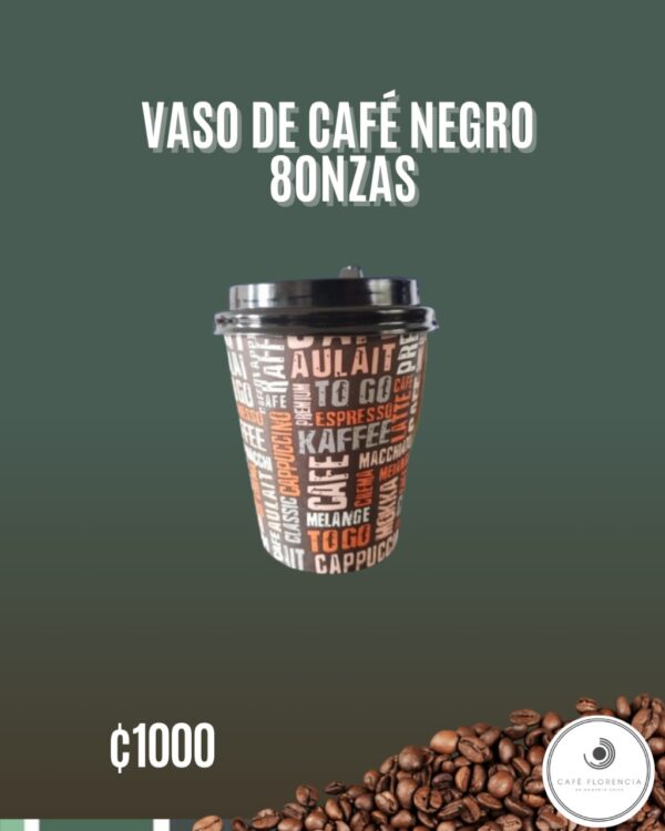 Café negro 8 onzas