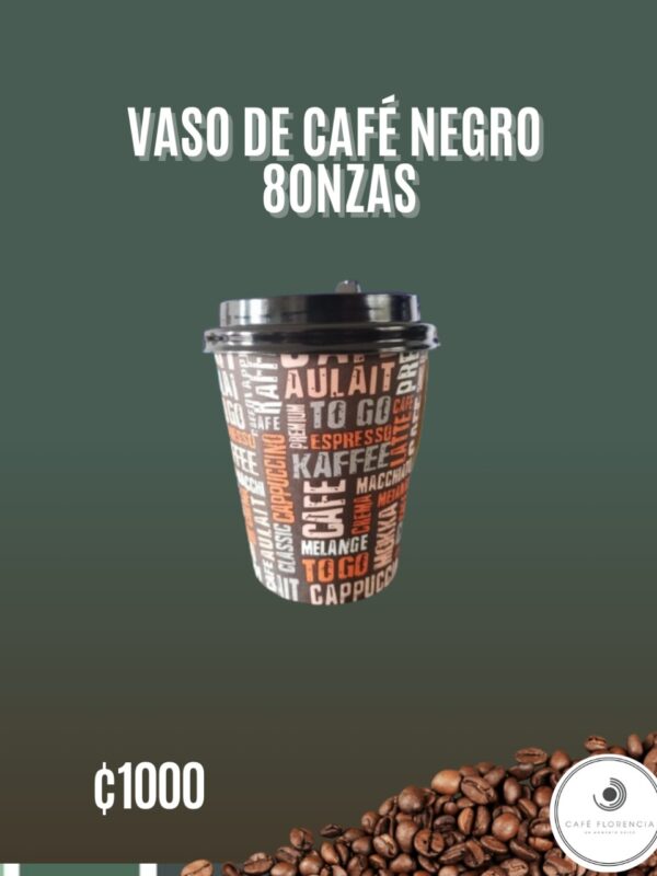Café negro 8 onzas