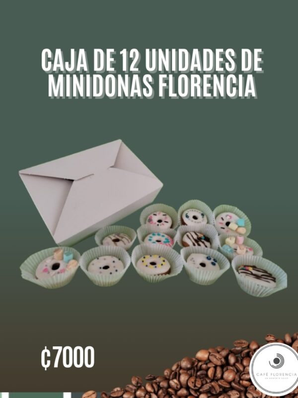 Mini donas Florencia, 12 unidades