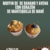 Muffin de banano y avena