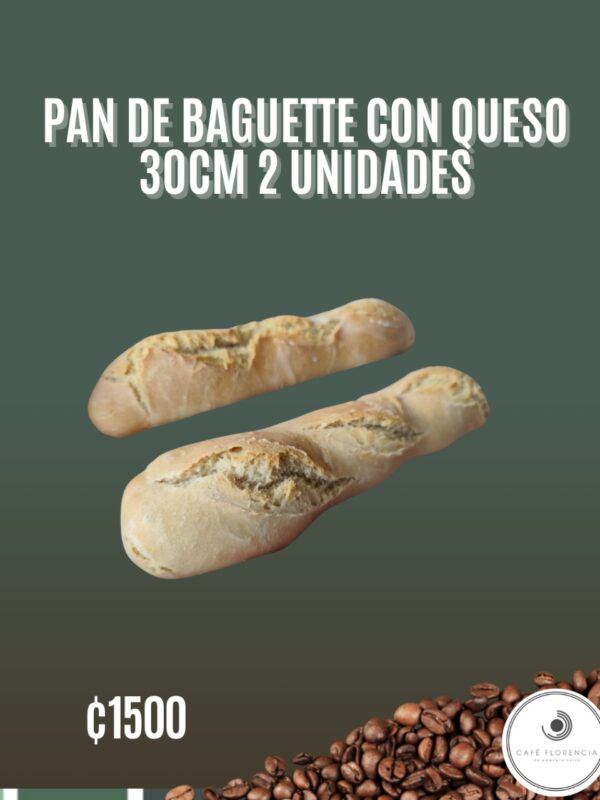 Pan Baguette con queso