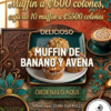 Muffin de banano y avena
