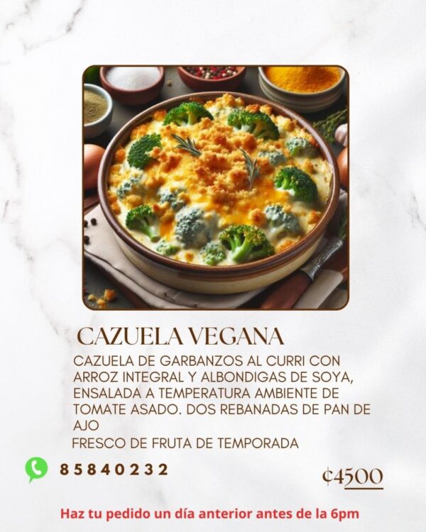 Cazuela vegana
