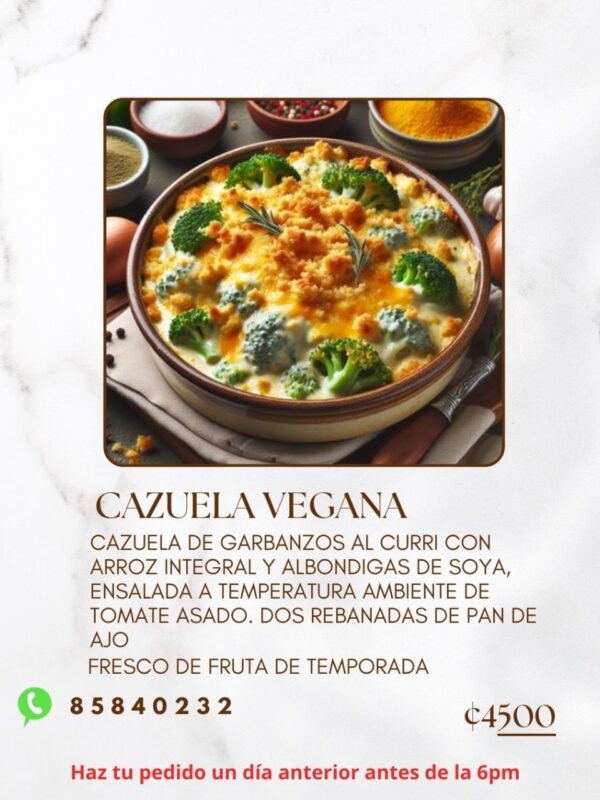 Cazuela vegana